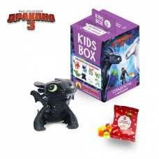 Як приручити дракона How to Train Your Dragon Світбокс Кідс бокс Sweetbox мармелад та іграшка