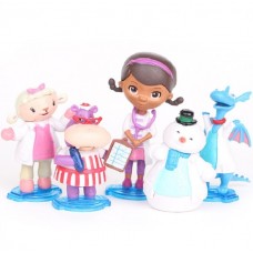 Доктор плюшева Doc Mcstuffins, доктор плюшева іграшка, дитячий набір фігурок Дракон вівця бегемот сніговик 5-8 см