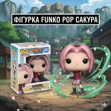 Наруто фігурка Сакура Funko Pop Sakura фанко поп Naruto Shippuden ігрова вінілова фігурка 183