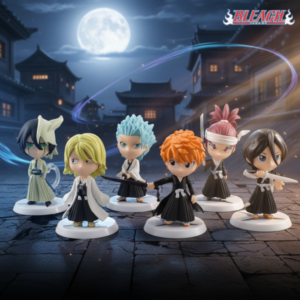 Набор фигурок Блич Bleach Ichigo Ulquiorra фигурки героев аниме 6 шт./компл. 6-8 см