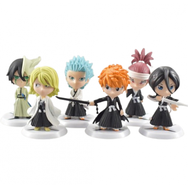 Набор фигурок Блич Bleach Ichigo Ulquiorra фигурки героев аниме 6 шт./компл. 6-8 см