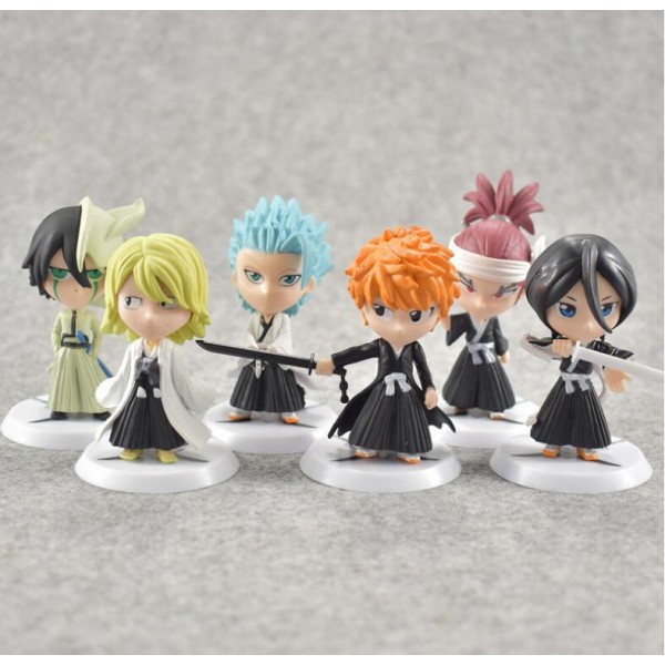 Набор фигурок Блич Bleach Ichigo Ulquiorra фигурки героев аниме 6 шт./компл. 6-8 см