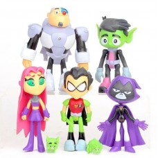Набір фігурок Титани Юні Титани, вперед 5в1, 9 см - Teen Titans Go