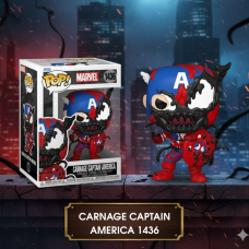 Funko Pop Карнаж Капітан Америка, Marvel, 10 см, фігурка Фанко Поп