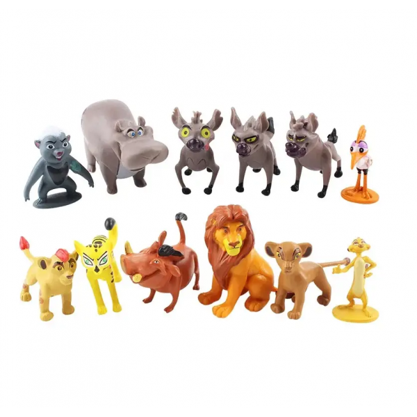 Набір фігурок Король Лев The Lion King дитячі дитячі фігурки 12 шт 4-7см