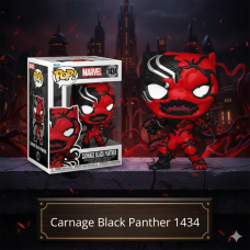 Фігурка Карнаж Чорна пантера Carnage Black Panther Funko Pop Фанко Поп Марвел Marvel 10 см іграшка #1434