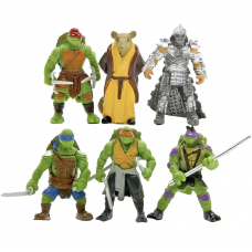 Набір фігурок 6в1 Черепашки Ніндзя, 5см - TMNT