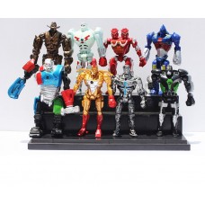 Зевс Робот JAKKS іграшки фігурки фігурки зі справжньої сталі фігурки метро міста-побратими галасливий хлопчик 8 шт./компл. 13 см