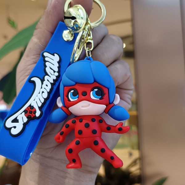 Брелок Леді Баг та Супер-Кіт Ladybug фігурка іграшка для ключів, рюкзака, сумки 7,1 см