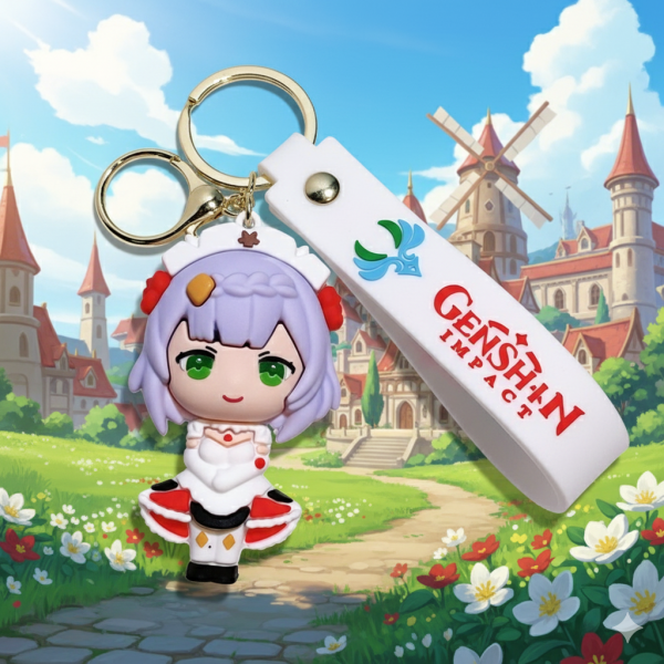 Брелок Геншин Імпакт Ноель Noelle Genshin Impact на ключі, на сумку фігурка 7 см