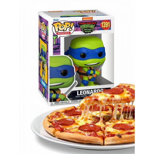 Фігурка Funko Pop Фанко Поп Черепашки-ніндзя TMNT Леонардо Leonardo Ninja Turtles 10см №1391