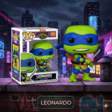 Улюблений герой Черепашки-ніндзя Леонардо — колекційна фігурка Funko POP у подарунковій коробці  іграшка вінілова №1391