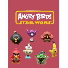 Фігурки Angry Birds, Енгрі Бердс, іграшки, дитячий набір, 2,5-3,5 см