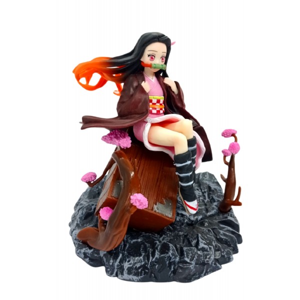 Фігурка Незуко Камадо Клинок розсікаючий демонів, Demon Slayer Nezuko 17 см