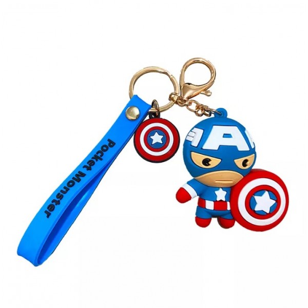 Брелок Капітан америка Месники Marvel Super Heroes The Avengers для ключів рюкзака 6 см