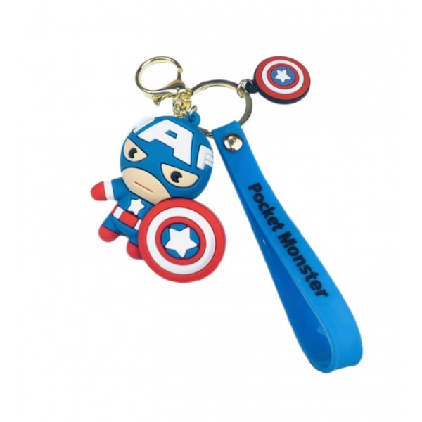 Брелок Капітан америка Месники Marvel Super Heroes The Avengers для ключів рюкзака 6 см