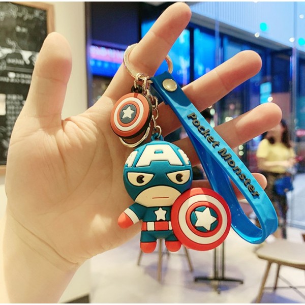 Брелок Капітан америка Месники Marvel Super Heroes The Avengers для ключів рюкзака 6 см