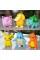 Фігурки Покемон Пікачу Pokemon Pikachu Чармандер Бульбазавр Біртл Джіґліпафф набір 6 шт 6-8 см