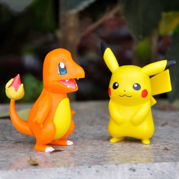 Фігурки Покемон Пікачу Pokemon Pikachu Чармандер Бульбазавр Біртл Джіґліпафф набір 6 шт 6-8 см