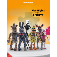П'ять ночей з Фредді фігурки аніматроніки Five Nights at Freddy's FNAF 15 см 6шт не рухливі