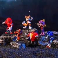 Набор фигурок Супер Соник Ежик Sonic the Hedgehog игрушки 6 шт 6-7 см