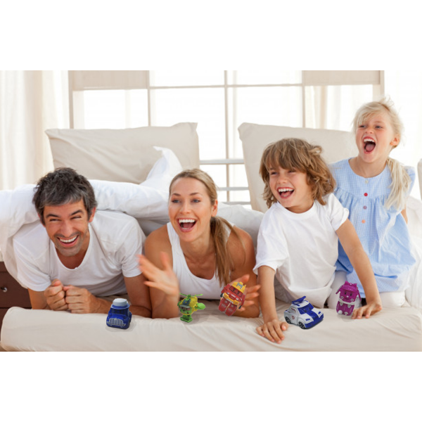 Набір трансформерів Робокар Полі Robocar Poli машинки інерційні 9 шт