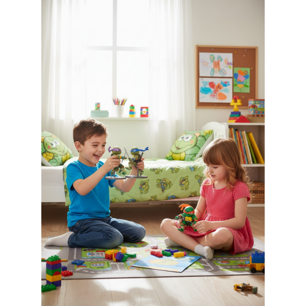 Набір фігурок Черепашки Ніндзя Ninja Turtles TMNT іграшки 4 шт Леонардо - Донатело - Мікіланжело - Рафаель 12,5 см