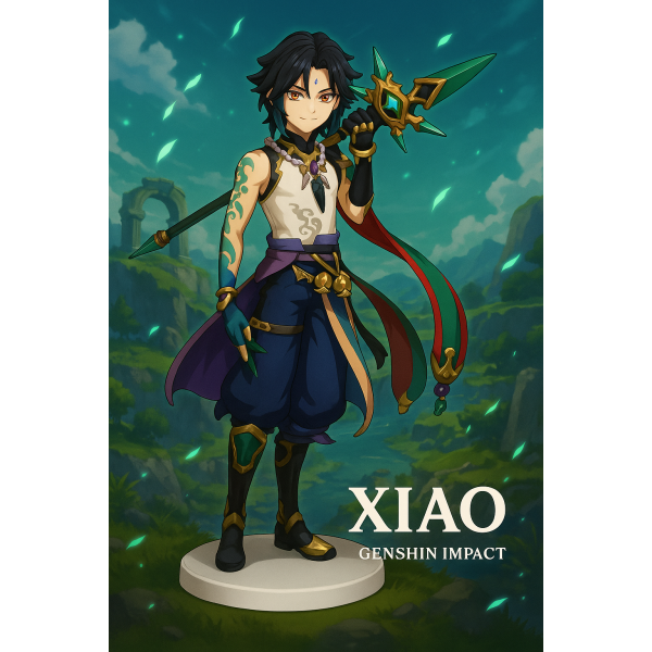 Фігурка Геншин Імпакт Воїн Сяо Genshin Impact Xiao іграшка аніме 20см