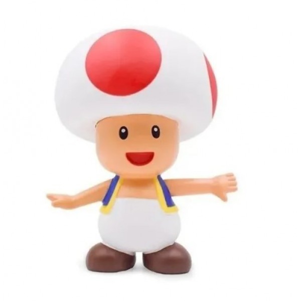Фігурка Супер маріо Super Mario людина гриб mushroom man Тоад Toad іграшка 25 см