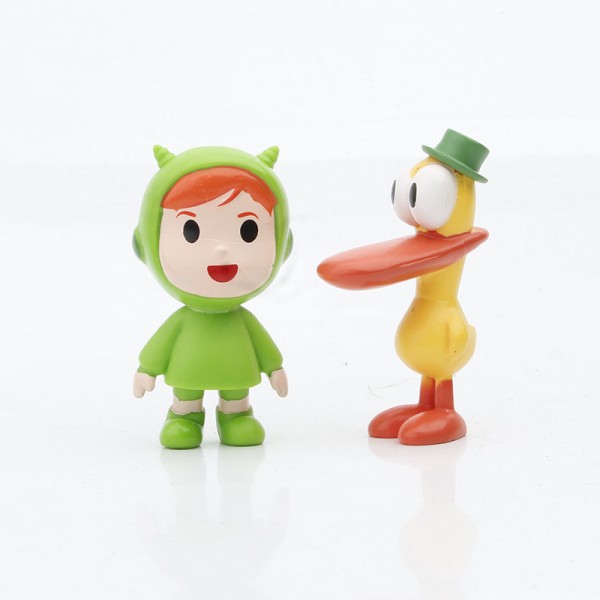 Покойо Pocoyo Малыш и его друзья игрушки фигурки для детей Нина, Элли, Пато, Фред, Лула 7шт