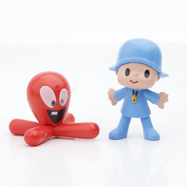 Покойо Pocoyo Малыш и его друзья игрушки фигурки для детей Нина, Элли, Пато, Фред, Лула 7шт