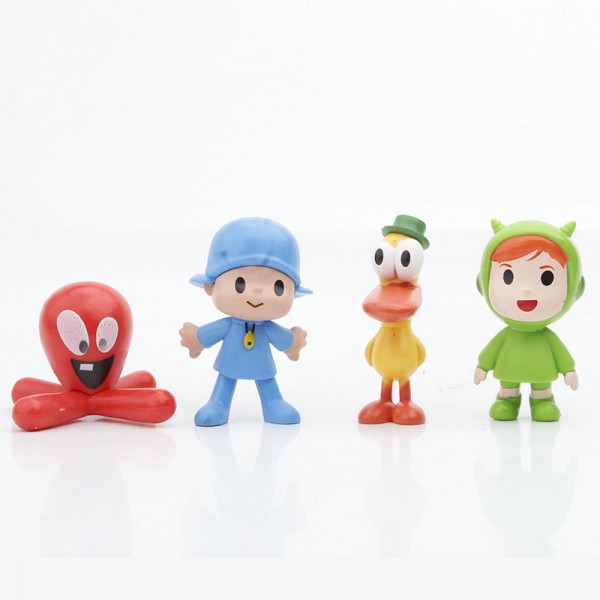 Покойо Pocoyo Малыш и его друзья игрушки фигурки для детей Нина, Элли, Пато, Фред, Лула 7шт