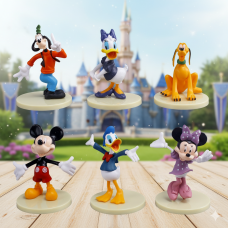 Міккі Маус фігурки Mickey Mouse Disney Дісней Дональд Дак набір фігурок 8,5 см 6шт