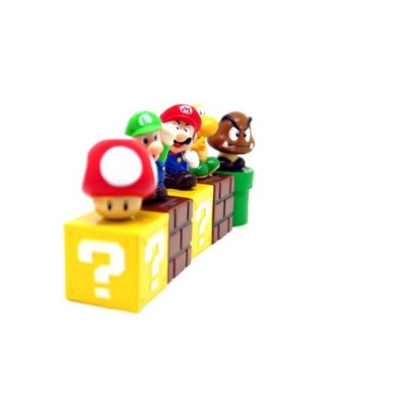 Набір фігурок  Супер Маріо Super Mario міні іграшки 5 шт 5 см