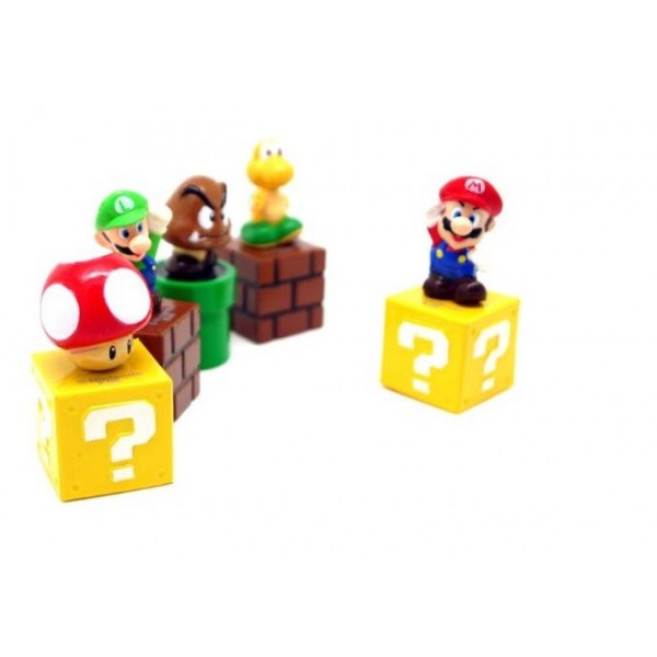 Набір фігурок  Супер Маріо Super Mario міні іграшки 5 шт 5 см