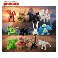 Набор фигурок Как приручить дракона фигурки How to Train Your Dragon игрушки детские 12 шт 3-4 см