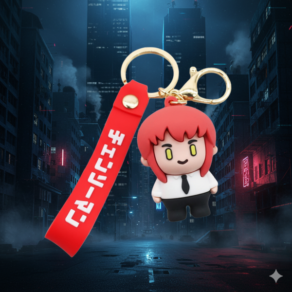 Брелок Людина бензопила Chainsaw Man Макіма Makima аніме фігурка іграшка для ключів, рюкзака, сумки 5,5 см