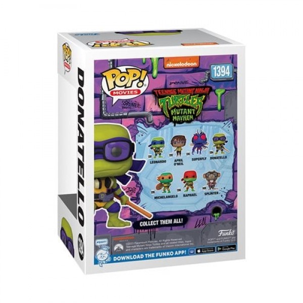 Фігурка Черепашки ніндзя Донателло Funko Pop Фанко Поп ninja turtles Donatello 10 см №1394