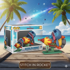 Стіч фігурка Дісней Ліло Стіч Сток у ракеті Funko Pop Фанко Поп Disney Lilo Stitch Stitch in Rocket 10 см