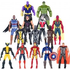 Набір фігурок 14в1 Месники, 17 см - Marvel, Avengers, action figures