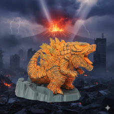 Годзілла Король монстрів Godzilla King of the Monsters дитяча ігрова фігурка 10 см ПВХ