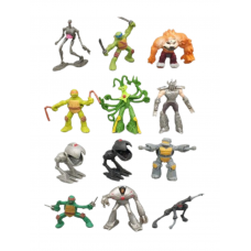 Черепашки Ніндзя фігурки дитячі набори tmnt 12 шт 4-6 см