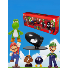 Фігурки Супер Маріо Super Mario Брати Маріо Луїджі куля Білла Йоші гомба іграшки 6 штук 3-6 см