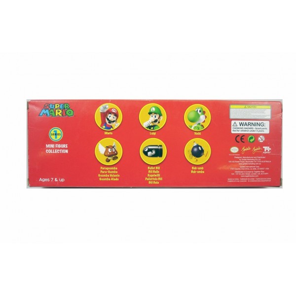 Фігурки Супер Маріо Super Mario Брати Маріо Луїджі куля Білла Йоші гомба іграшки 6 штук 3-6 см