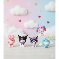 Набор фигурок Куроми Kuromi Мелоди My Melody игрушки для детей 5 шт 5 см