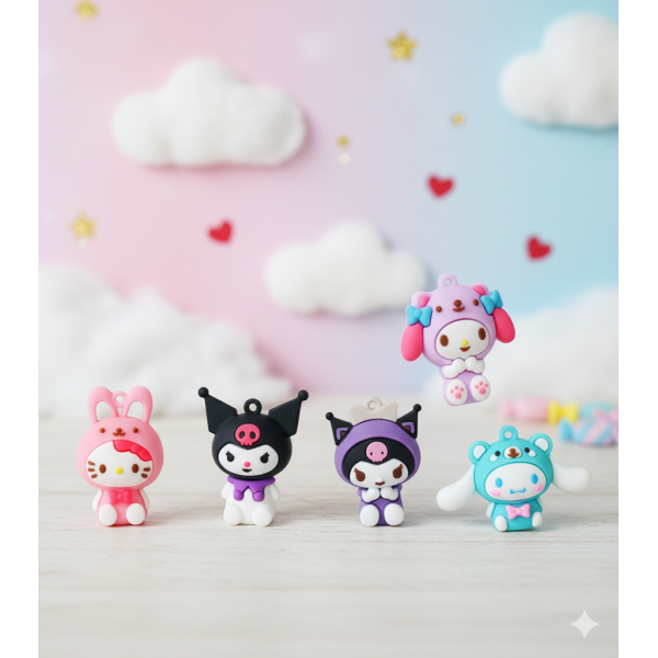 Набір фігурок Куромі Kuromi Мелоді My Melody іграшки для дітей 5 шт 5 см