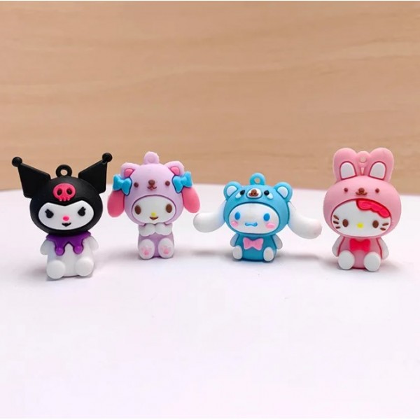 Набір фігурок Куромі Kuromi Мелоді My Melody іграшки для дітей 5 шт 5 см