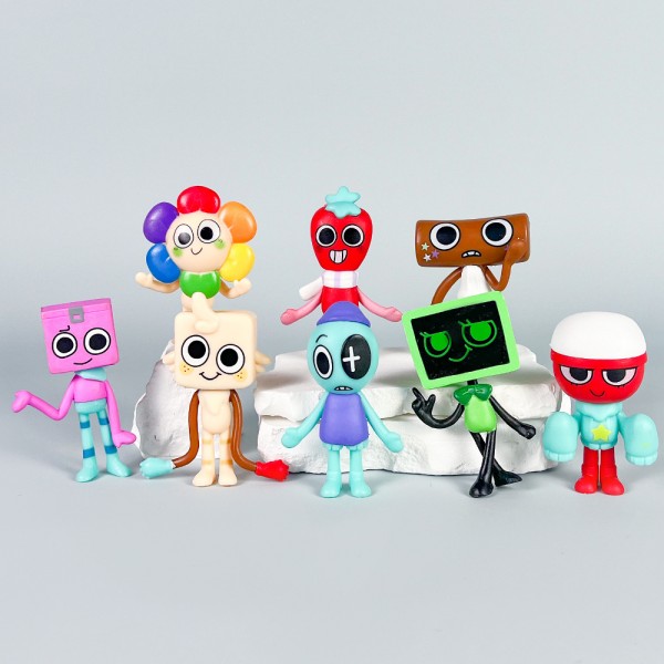 Фігурки У Світі Денді Roblox Dandy's World іграшки набір 8 шт 6.7-8.3 см