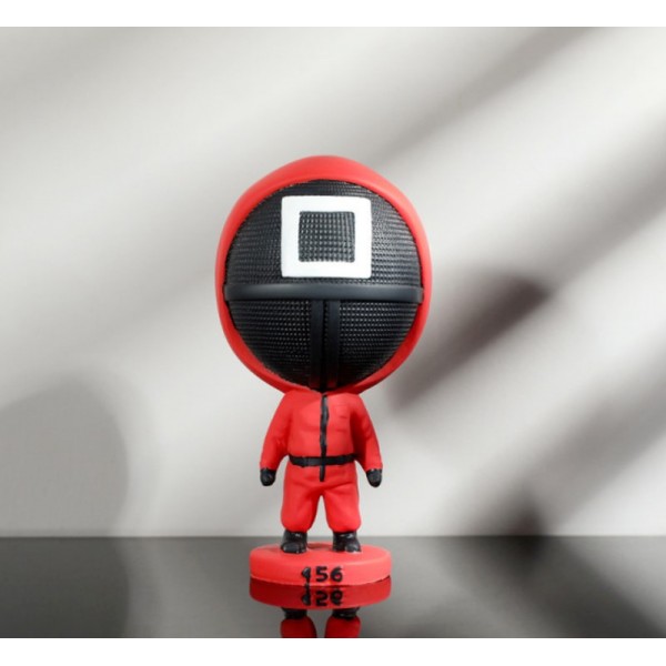 Фигурка Игра в кальмара Squid game на подставке треугольник, круг 17см 1 шт