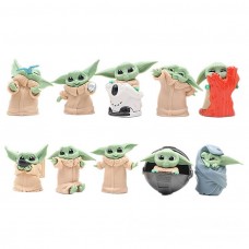 Зоряні війни Мандалорець Малюк Йода Star Wars The Mandalorian Baby Yoda 10шт 5-6 см